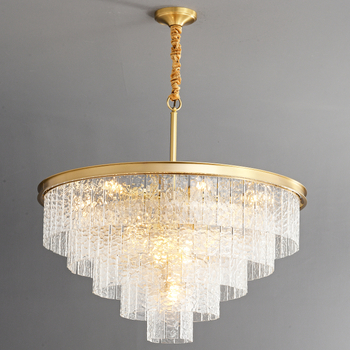 Pendant lamp ICELAND brass 60 cm