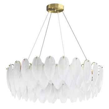 Pendant lamp PIUMA brass 80 cm